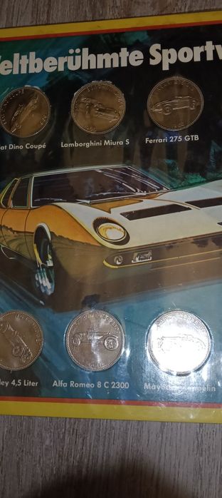 Monede jetoane Shell ani 1970 masini legendare