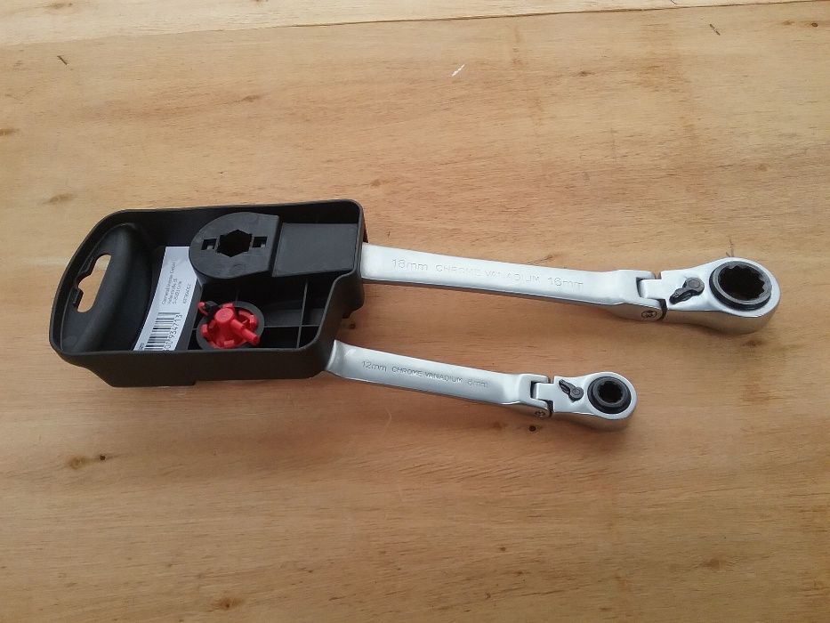 Krone - Set 2chei inelare cu clichet articulate , Cr-V , 4in1