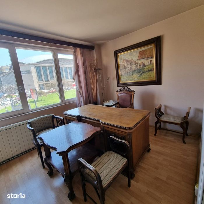Cismigiu, ap 2 cam vedere Sala Palatului, mobilat pt birouri