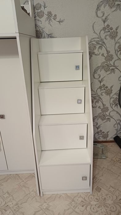 Кровать чердак детская с матрацом