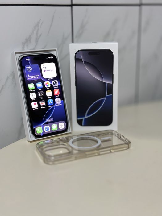 iPhone Apple 16 Pro Garantie Activa  Ca Nou Titanium Black 5G Garantie, , 17 Pro