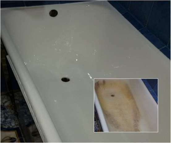 Эмалировка ванн Акрил Эмаль Мрамор .