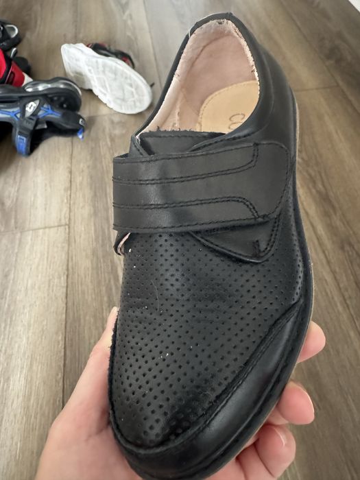 Туфли кожаные в школу