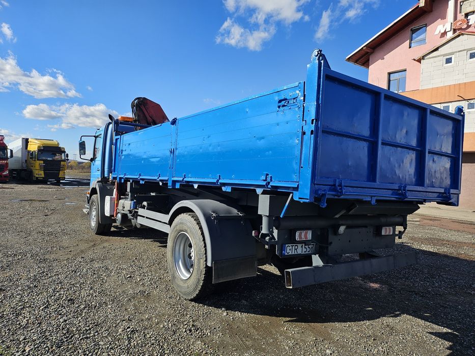 Mercedes Atego basculabil cu macara HDS 18 tone