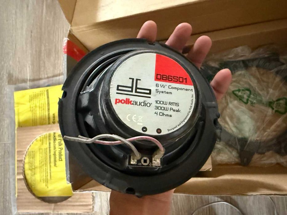 Polk Audio db6501 _ колонки / 2-компонентные динамики 16.5 см