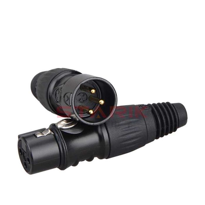 XLR разъёмы (3 pin) балансные штекеры "папа-мама" YONGSHENG® NEUTRIK