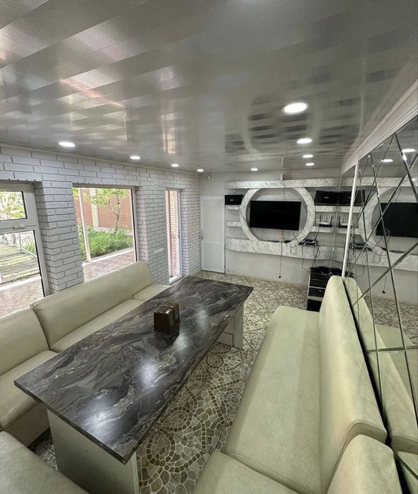 Суточный коттедж, дача, бассейн, баня, PS5