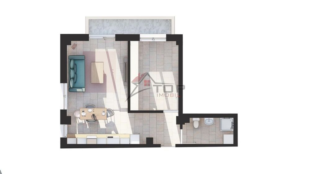 Apartament 2 camere Visan - Bucium