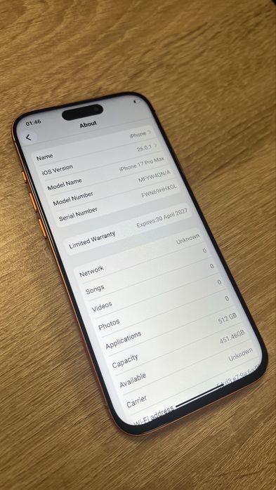 Iphone 17 pro Max