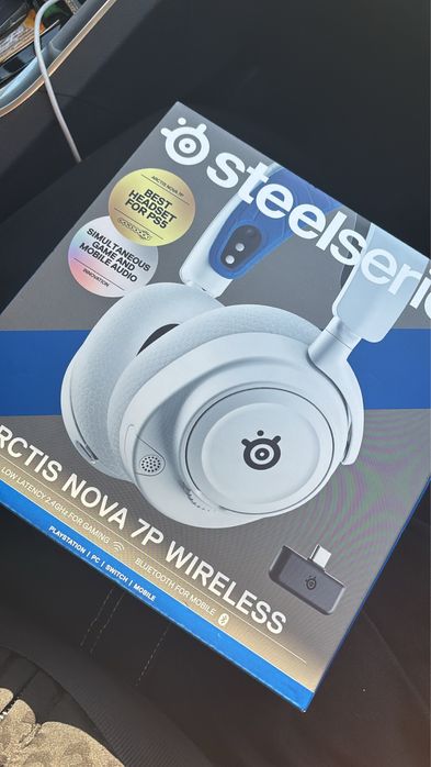 Casti gaming SteelSeries Arctis Nova 7p Wireless + Garantie 2 ani