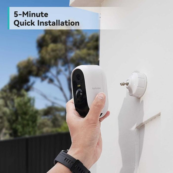 Автономен комплект за видеонаблюдение WUUK Wireless Cam Pro Kit