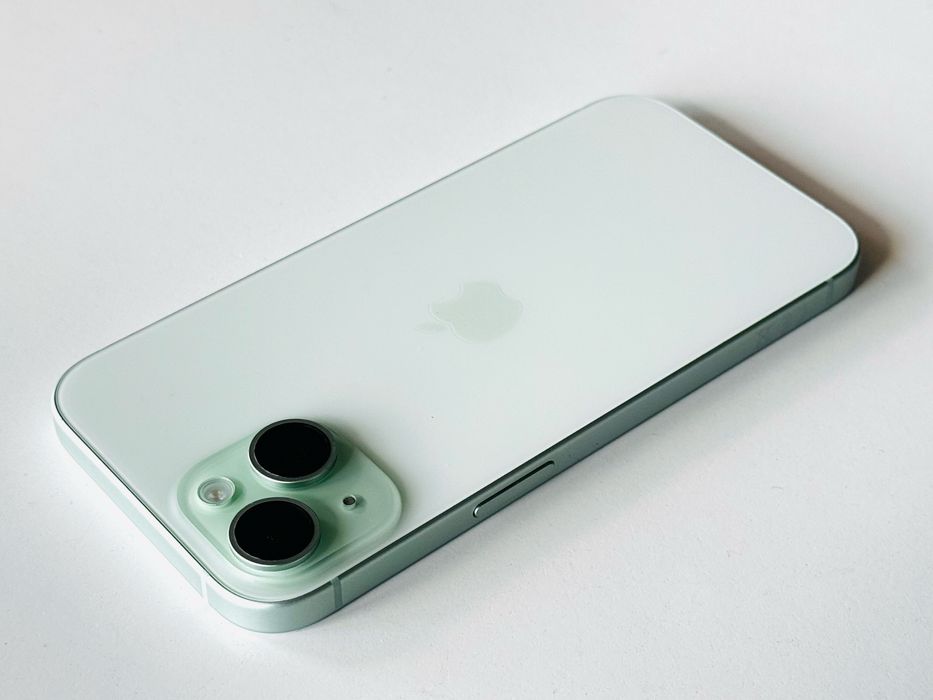 Iphone 15 128GB Green 100% Батерия! Гаранция 6 месеца