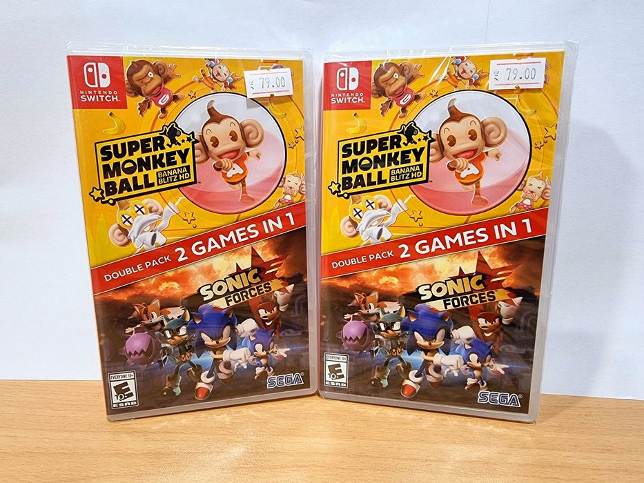 Super Monkey Ball Banana Blitz HD и Sonic Forces Double Pack за Switch