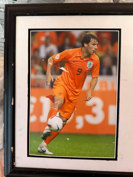 Ruud van Nistelrooy автентичен автограф Man utd Manchester United