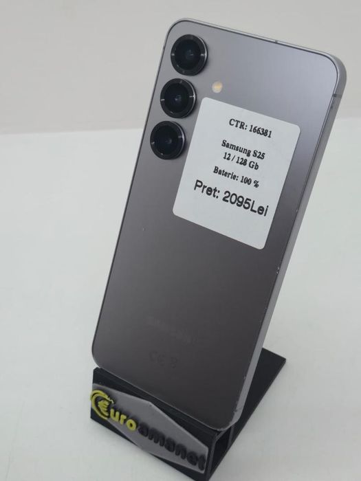 Telefon mobil Samsung Galaxy S25, Dual SIM, 12GB RAM, 128GB, 5G, -A-