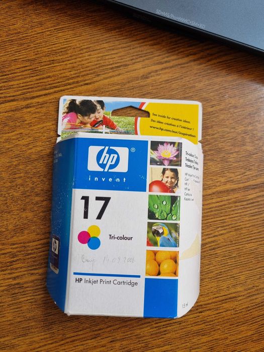 Cartus HP 17 color - HP 15 negru