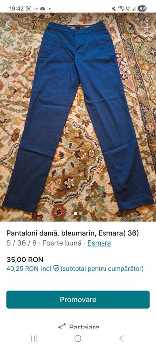 Pantalon damă cu aspect de piele, NOU! Only( 38/ 40)