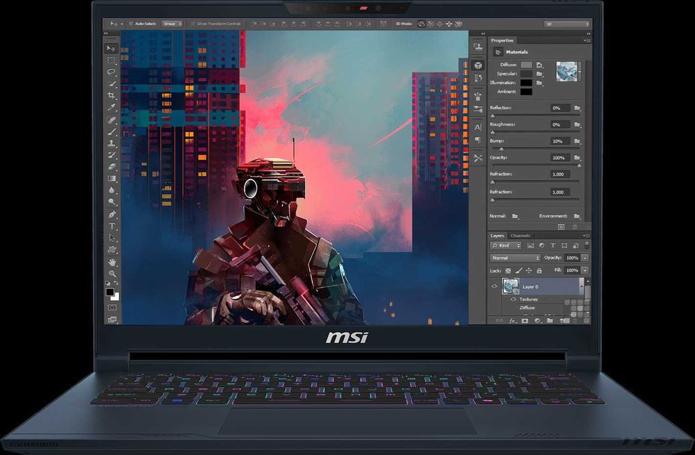 MSI Stealth 14  14.0" Intel Ultra 9 185H DDR5 16GB SSD 1TB RTX 4060 8G