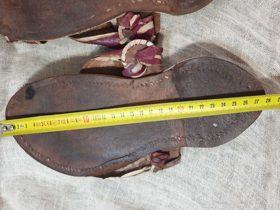 Арабски сандали.От естествена кожа и гьон