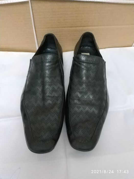 Туфли натуральная кожа, ручной работы - Италия. Большемерки 45-46.