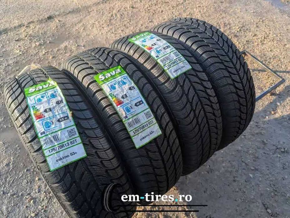 175/70 R13 • Iarna • Sava Eskimo S3+ 82T | 4 buc | Pret/buc