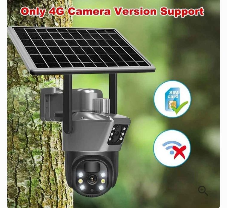 Cameră supraveghere solară