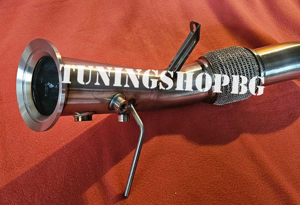 Даунпайп Downpipe M57N2 дизел RM BMW E60 Е90 E83 E70 Е63 286к.с КОСМОС