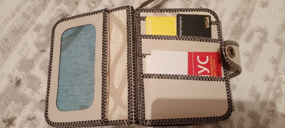 Кожаная барсетка ручной работы