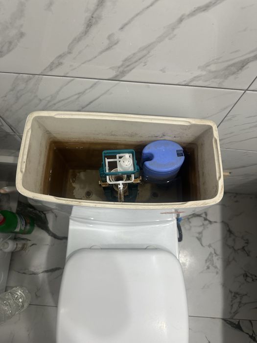 Унитаз рабочий в исправном состоянии