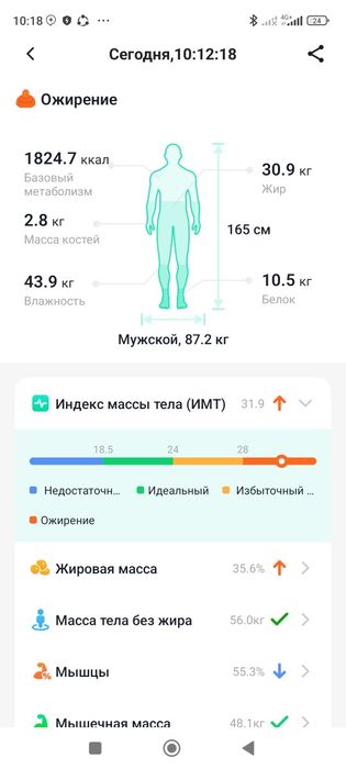 Смарт браслет Валдус Витро ( Valdus vitro ) , salomatlik monitoringi