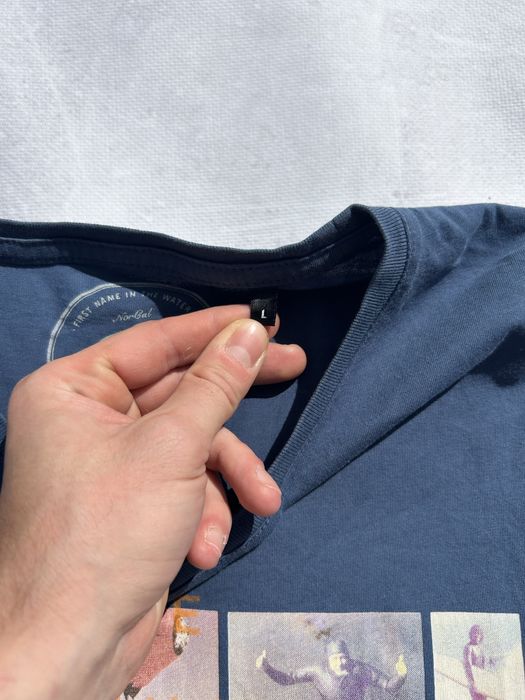 Tricou O'Neill albastru print mare surfboard marimea L