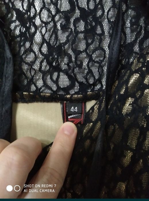 Платье вечернее на лямках с балеро