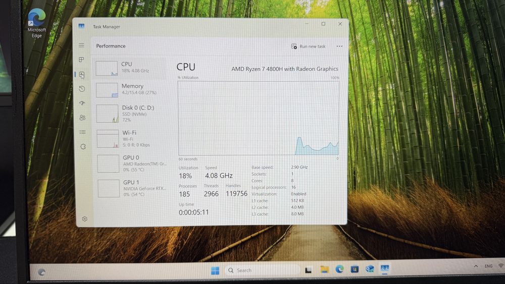 Геймърски лаптоп asus tuf gaming a15