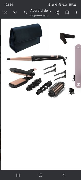 Aparat de coafat rowenta 4 în 1