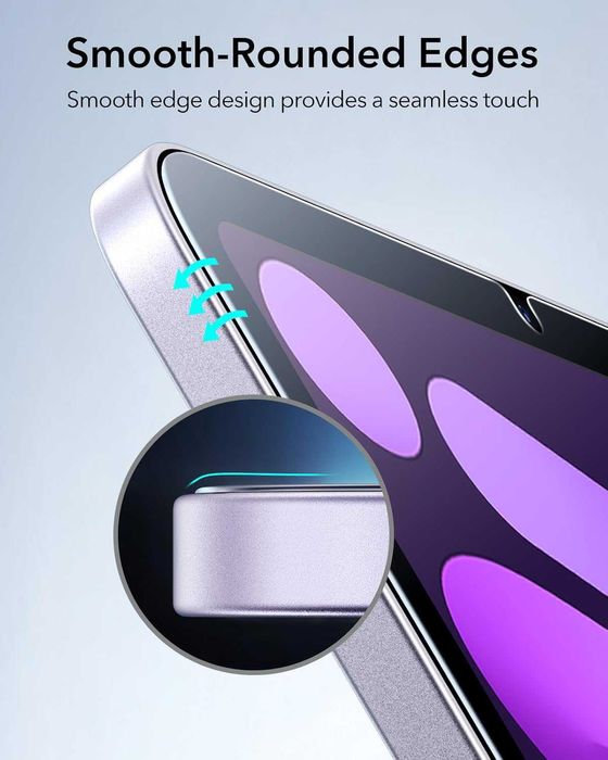 стъклен протектор ESR за iPad Mini 6th gen и  iPad Mini 7th A17 Pro