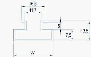 profil aluminiu slatwall