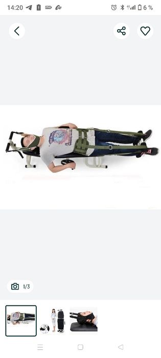 Тракционный стол Инверсионный стол тренажер для вытяжки позвоночника