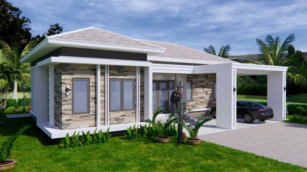 НА ИЗПЛАЩАНЕ - Луксозна сглобяема къща с 3 спални, 154 кв. м