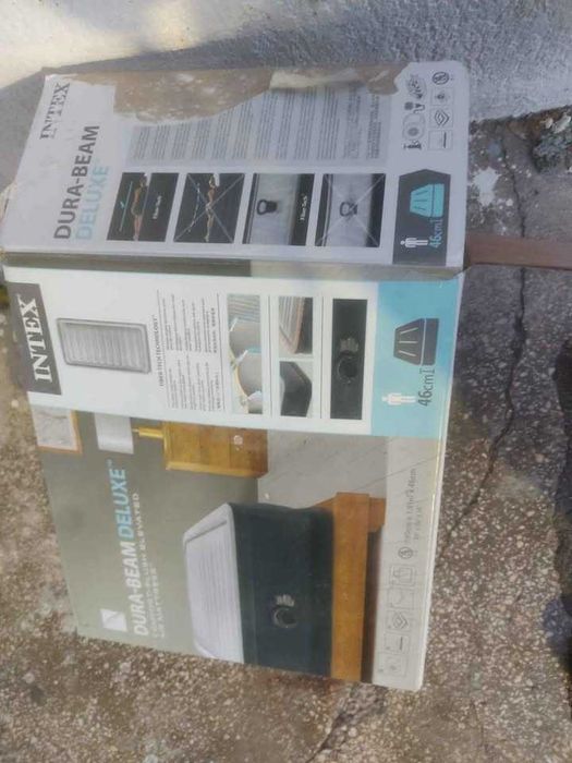 Saltea gonflabila INTEX Dura Beam Deluxe pompa integrata 99 x 191 x 46