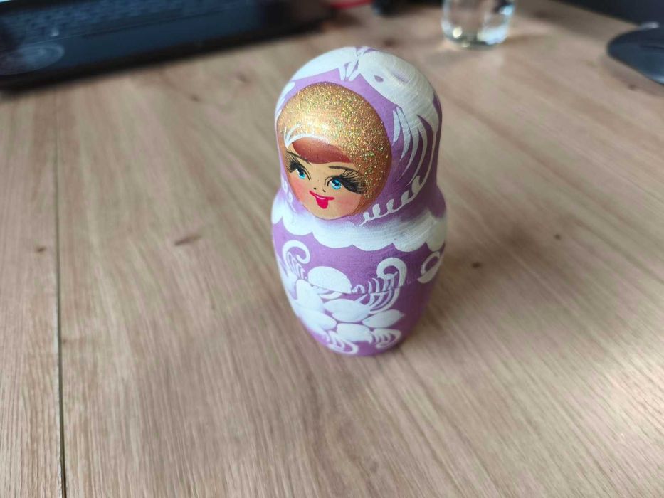 Дървена Матрьошка ръчна изработка от началото на 2000г