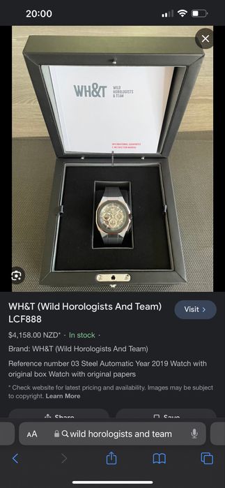 Ceas WH&T Chronograph LCF888**Bezel Ceramic**