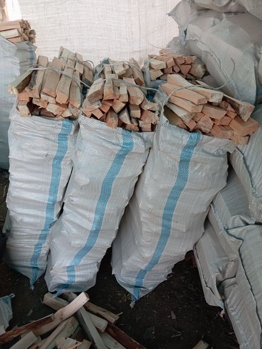 Дрова в мешках тальник сухие уголь Семей мишками