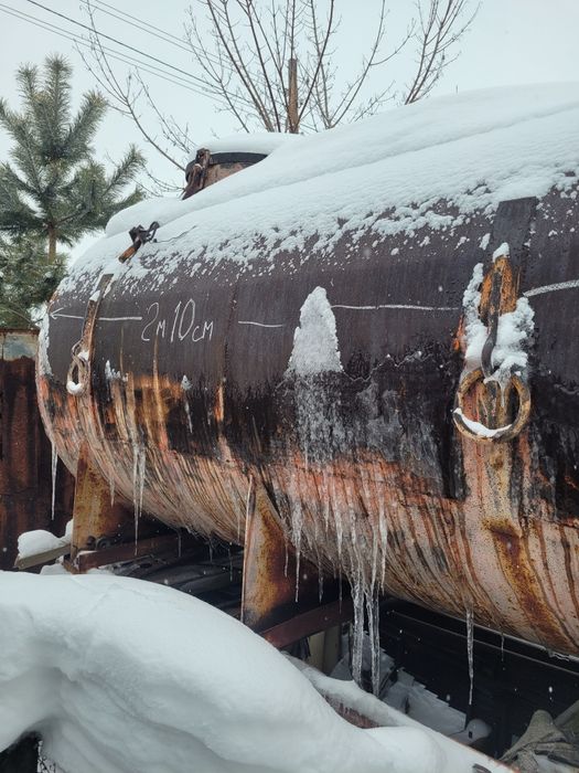 Продам бочку на полозьях