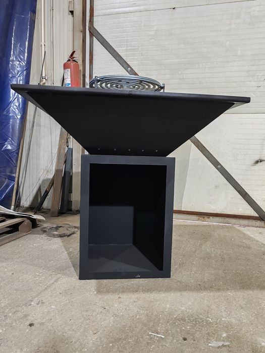 Plită oțel/ grătar / barbeque 1m x 1m 10 mm grosime, demontabil