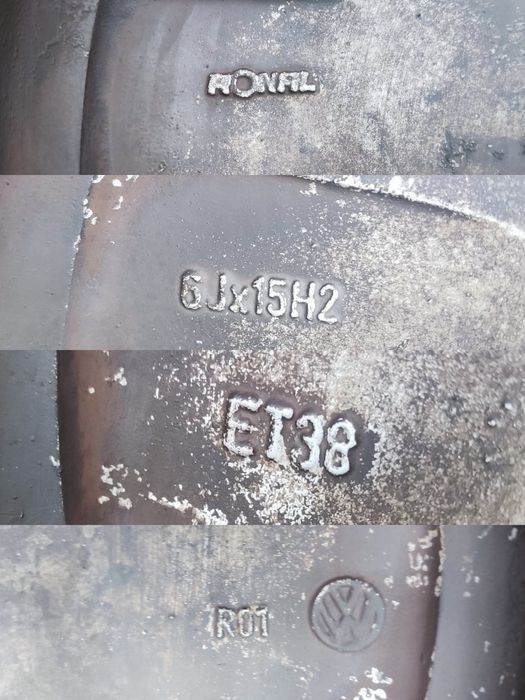 4бр. лети джанти 15 цола за WV, Seat, Skoda