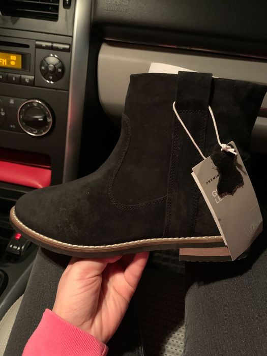 Vand botine piele