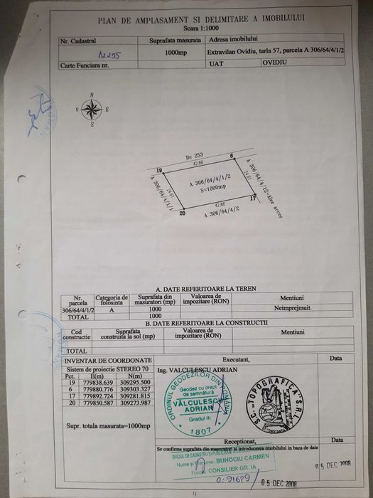 Teren 1000mp Poiana, Constanța