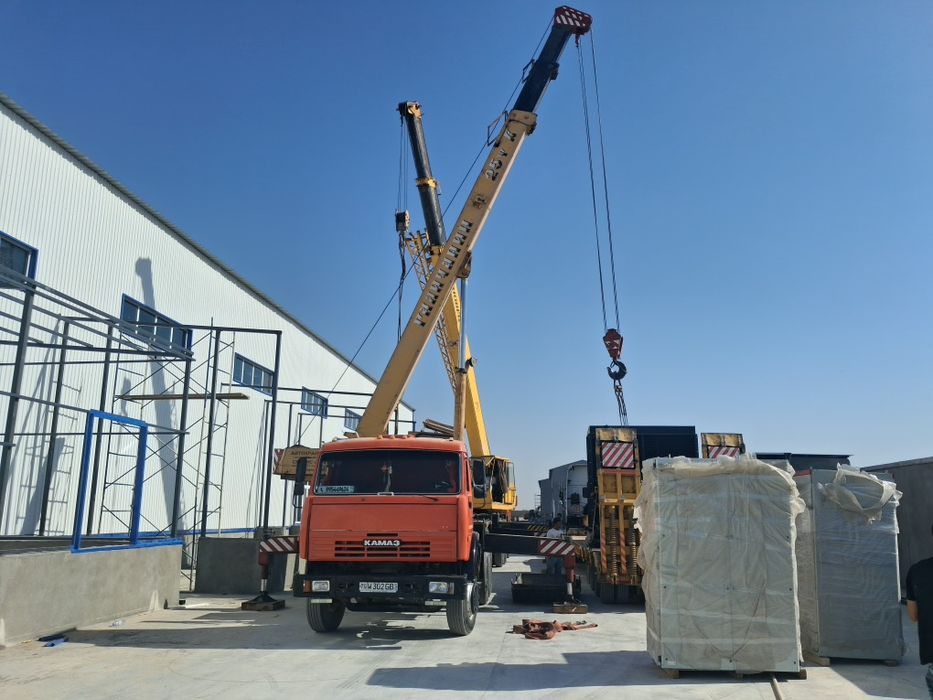 Avto kran va manipulyator xizmati 16 tonnadan 100 tonnagacha kran hizm