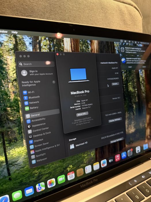 КАТО ЧИСТО НОВ Macbook Pro M1 13.3" + Magic Mouse + калъф
