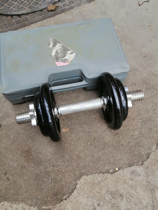 Gantera /haltera din  fier  reglabila 10kg